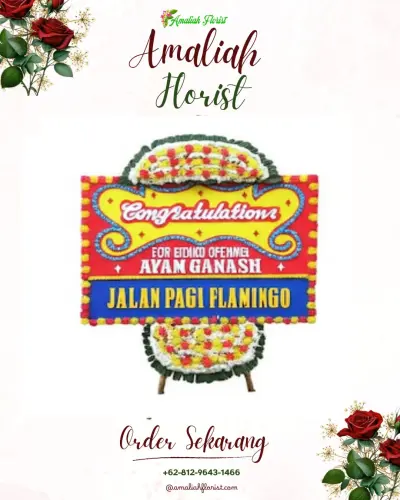 Bunga Papan Congratulation di Mejagong